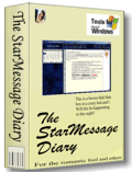 Screenshot of The StarMessage Diary Software